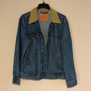 Levi’s Denim trucker Jacket Corduroy collar M